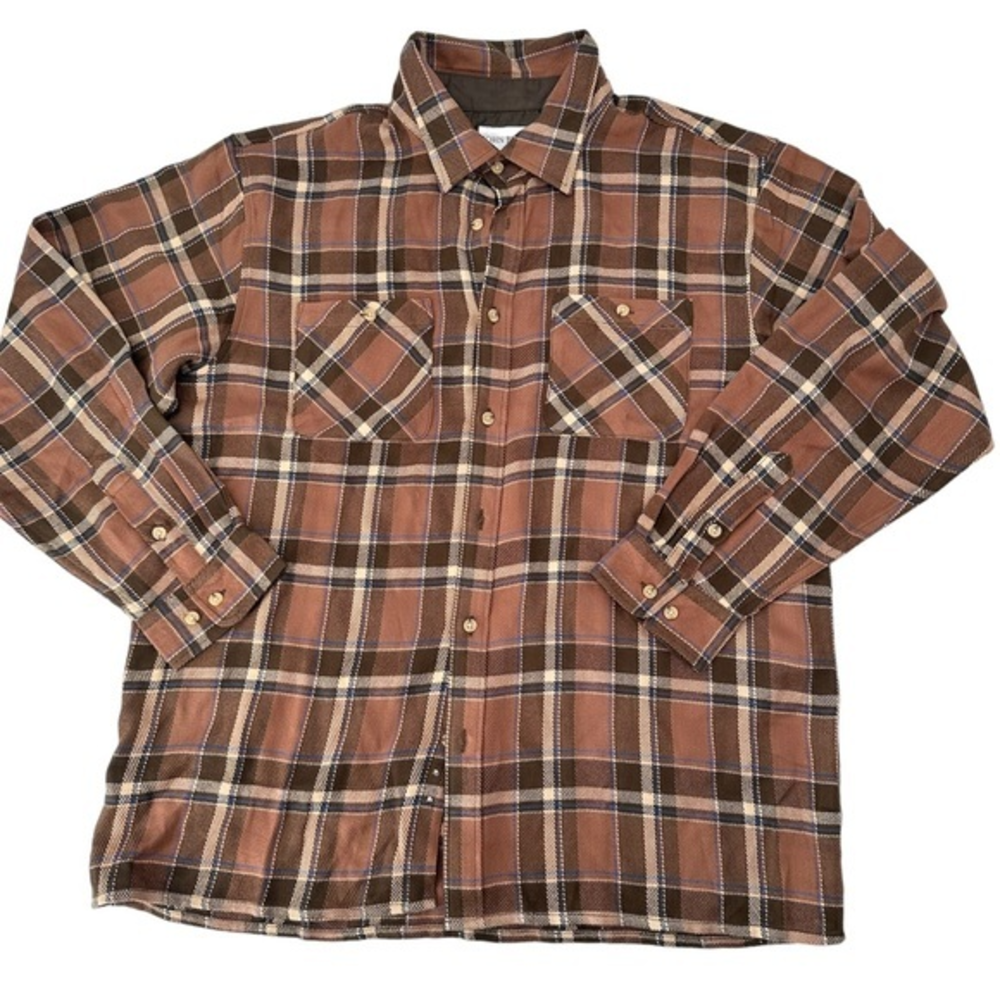 John Blair Flannel vintage  plaid soft‎  #E